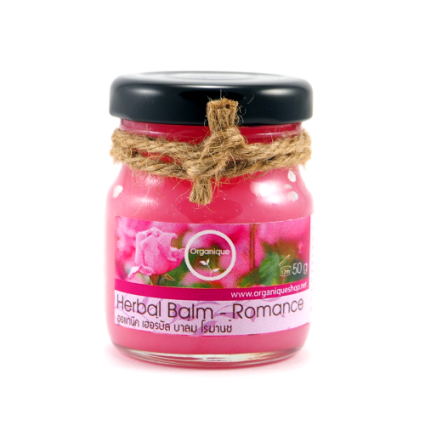 Розовый тайский СПА бальзам с эфирным маслом розы «Романс» (Romance, Organique), 50 г