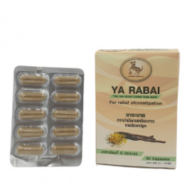 Препарат для очистки кишечника YA RA BAI (усиленная формула), 30 капсул x 400 мг