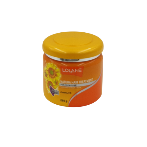 Маска для окрашенных волос с защитой цвета c биотином и экстрактом подсолнуха (Lolane Natura Code), 250 г