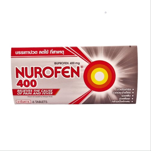 Нурофен 400мг 6 таблеток для устранения мышечной, суставной, зубной и головной боли